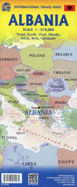 Produktbild: Albania 1 : 210 000