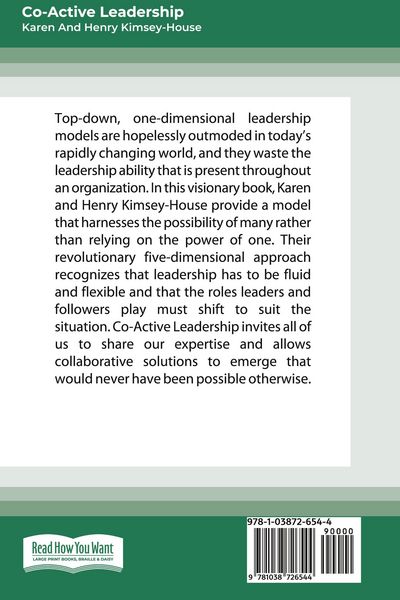 Produktbild: Co-Active Leadership, Second Edition