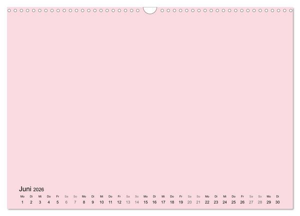 Produktbild: DIY Bastel-Kalender -Warme Pastell Farben- Zum Selbstgestalten (Wandkalender 2026 DIN A3 quer), CALVENDO Monatskalender
