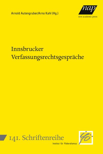 Produktbild: Innsbrucker Verfassungsrechtsgespr&auml;che