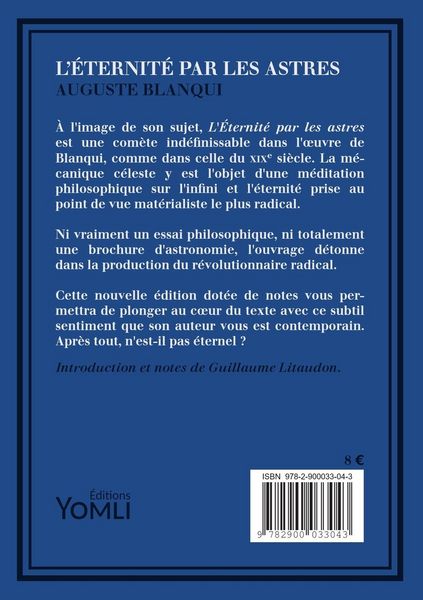 Produktbild: L'&Eacute;ternit&eacute; par les astres