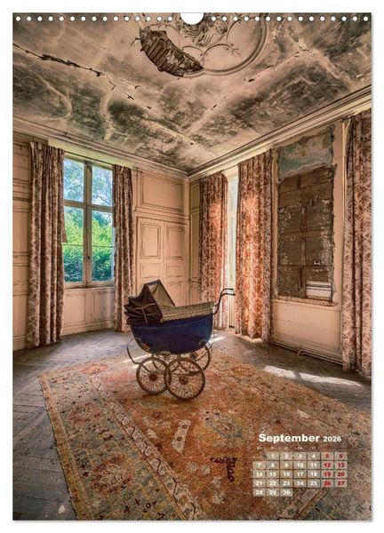 Produktbild: Lost Places - morbide Sch&ouml;nheiten (Wandkalender 2026 DIN A3 hoch), CALVENDO Monatskalender