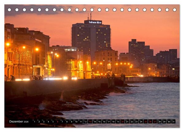 Produktbild: Cuba (Tischkalender 2026 DIN A5 quer), CALVENDO Monatskalender