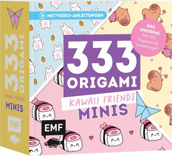 333 Origami Minis – Kawaii-Friends, Taschenbuch von , Edition Michael Fischer / EMF Verlag, 978-3-7459-2867-9