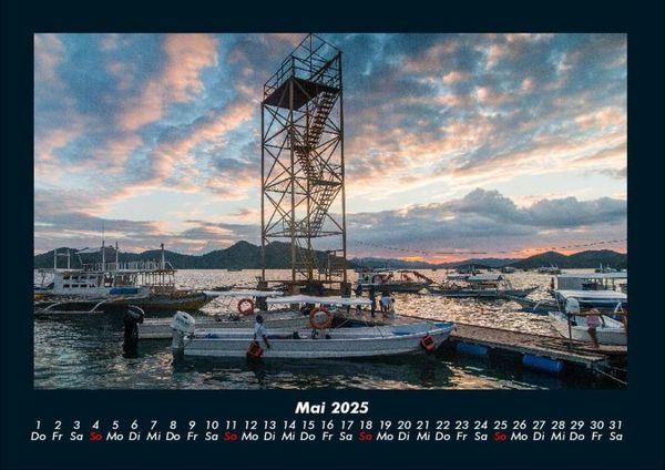 Produktbild: Boote 2025 Fotokalender DIN A4