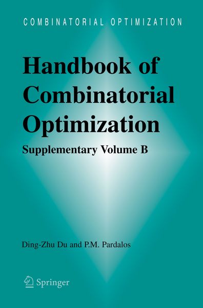 Produktbild: Handbook of Combinatorial Optimization