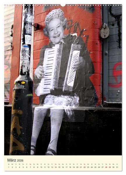 Produktbild: Famous Women in StreetArt (Wandkalender 2026 DIN A2 hoch), CALVENDO Monatskalender