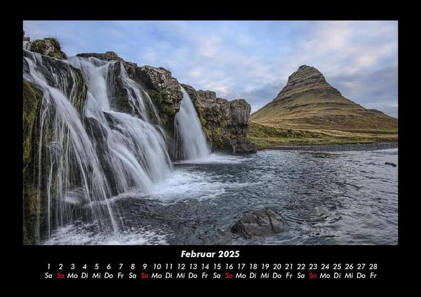 Produktbild: Wasserf&auml;lle 2025 Fotokalender DIN A3