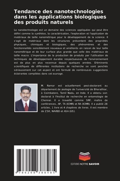 Produktbild: Tendance des nanotechnologies dans les applications biologiques des produits naturels