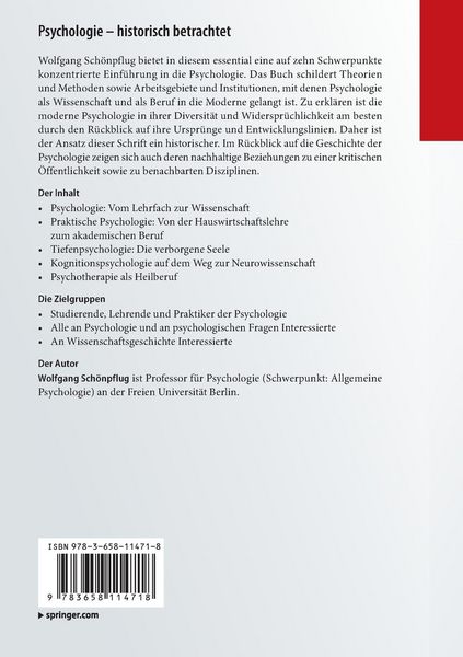 Psychologie - historisch betrachtet