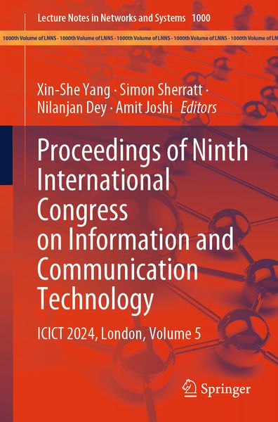 Produktbild: Proceedings of Ninth International Congress on Information and Communication Technology