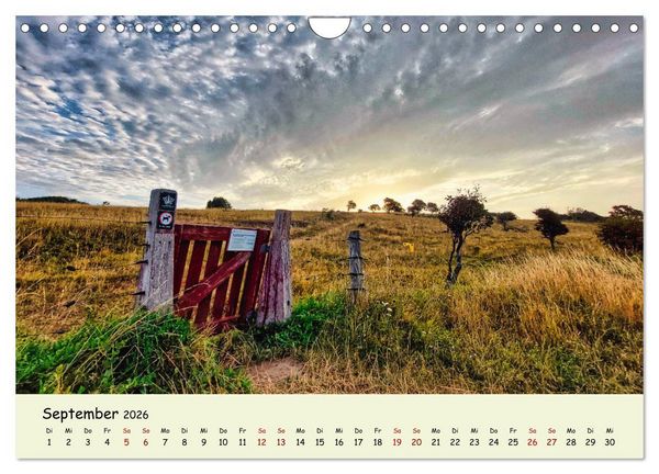 Produktbild: Unterwegs in D&auml;nemark von der Nordsee bis zur Ostsee (Wandkalender 2026 DIN A4 quer), CALVENDO Monatskalender