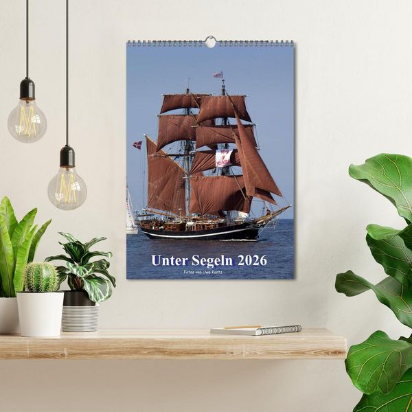 Produktbild: Unter Segeln (Wandkalender 2026 DIN A3 hoch), CALVENDO Monatskalender