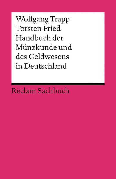 Produktbild: Handbuch der M&uuml;nzkunde und des Geldwesens in Deutschland
