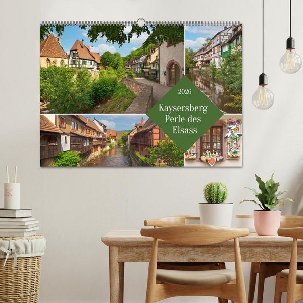 Produktbild: Kaisersberg Perle des Elsass (Wandkalender 2026 DIN A2 quer), CALVENDO Monatskalender