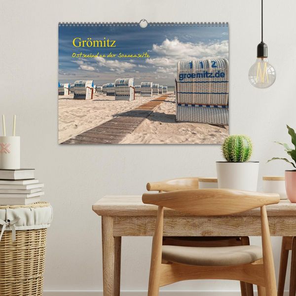 Produktbild: Gr&ouml;mitz - Ostseebad an der Sonnenseite (Wandkalender 2026 DIN A3 quer), CALVENDO Monatskalender