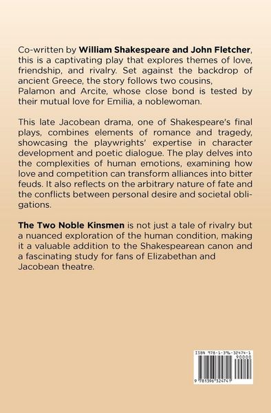 Produktbild: The Two Noble Kinsmen
