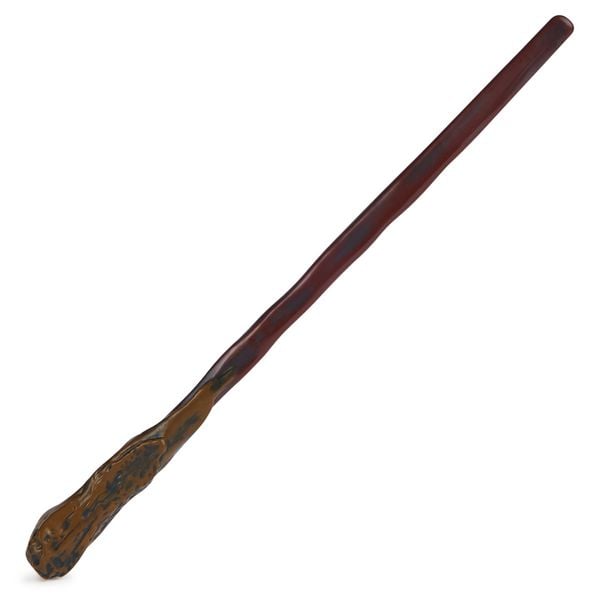 Produktbild: Wizarding World Harry Potter - Authentischer Ron Weasley Zauberstab aus Kunststoff mit Hogwarts-Halterung