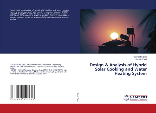Produktbild: Design & Analysis of Hybrid Solar Cooking and Water Heating System