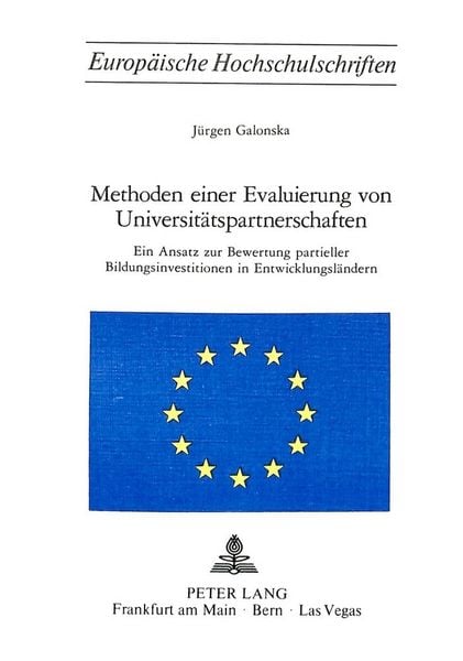 Produktbild: Methoden einer Evaluierung von Universit&auml;tspartnerschaften