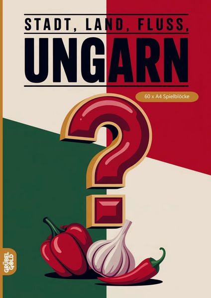Stadt, Land, Fluss, Ungarn, Taschenbuch von Grübelgold Rätselhefte, Grübelgold, 9783693192702