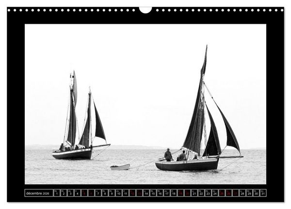 Produktbild: Voiles anciennes (Calendrier mural 2026 DIN A3 vertical), CALVENDO calendrier mensuel