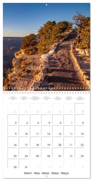 Produktbild: GRAND CANYON Magnificent views (Wall Calendar 2026 12 &times; 12 Inch) CALVENDO 12 Month Wall Calendar