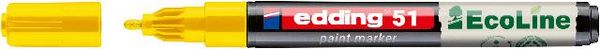 Produktbild: Edding 51 EcoLine 4-51-005 Lackmarker Gelb 1 mm, 2mm