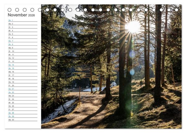 Produktbild: Faszination Alpen (Tischkalender 2026 DIN A5 quer), CALVENDO Monatskalender