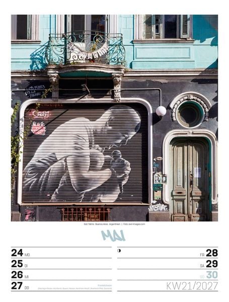 Produktbild: Street Art Wochenplaner Kalender 2027