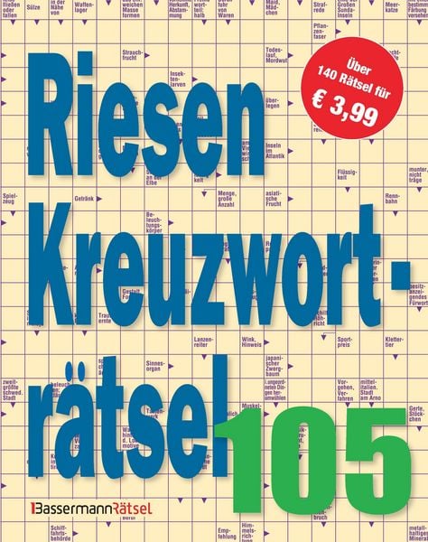 Produktbild: Riesen-Kreuzwortr&auml;tsel 105