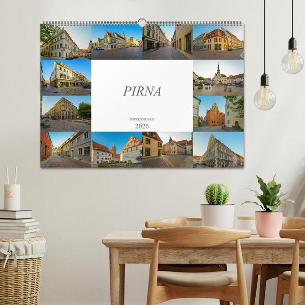 Produktbild: Pirna Impressionen (Wandkalender 2026 DIN A2 quer), CALVENDO Monatskalender
