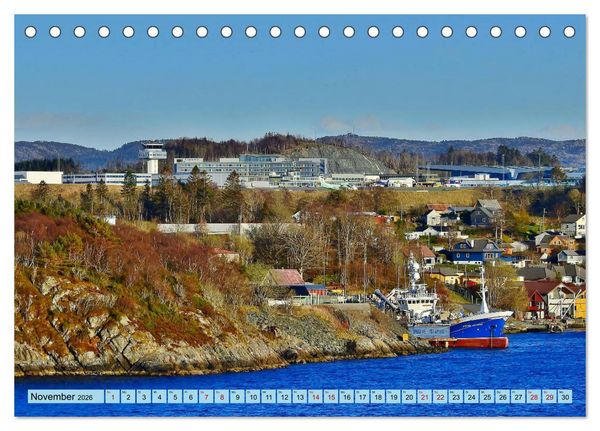 Produktbild: Wundersch&ouml;nes Bergen. Norwegens Tor zum Fjordland (Tischkalender 2026 DIN A5 quer), CALVENDO Monatskalender