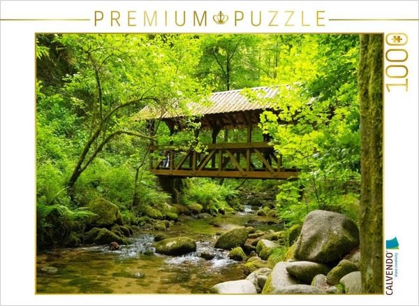 CALVENDO Puzzle Geroldsauer Wasserfälle | 1000 Teile Lege-Größe 64x48cm Foto-Puzzle für glückliche Stunden