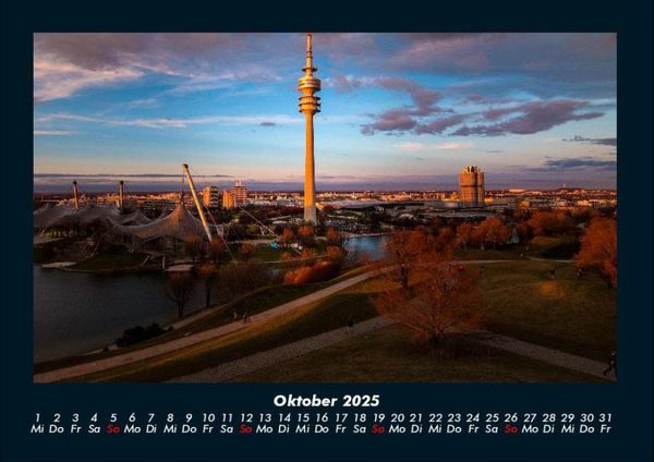Produktbild: St&auml;dte aus Bayern 2025 Fotokalender DIN A4