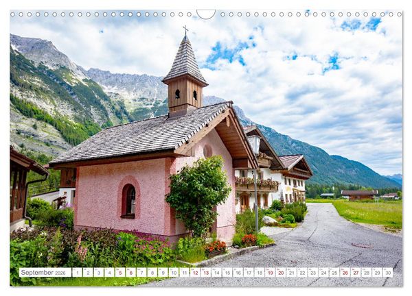 Produktbild: Kapellen im Tiroler Leutaschtal (Wandkalender 2026 DIN A3 quer), CALVENDO Monatskalender