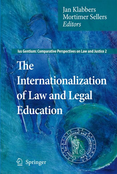 Produktbild: The Internationalization of Law and Legal Education
