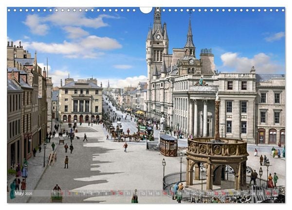 Produktbild: Scotland around 1900 - photos restored and colourised (Wall Calendar 2026 DIN A3 landscape), CALVENDO 12 Month Wall Calendar
