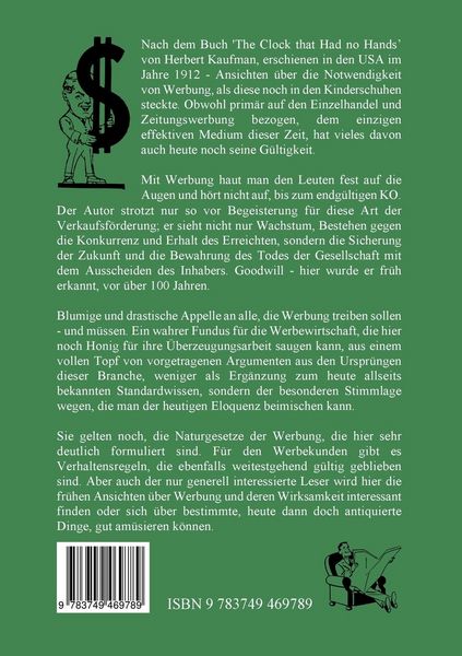 Produktbild: Die Uhr die keine Zeiger hatte - oder Werbung muss sein