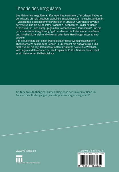 Produktbild: Theorie des Irregul&auml;ren