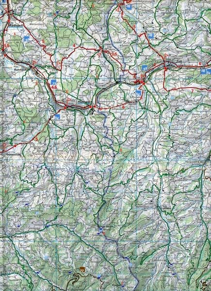 Produktbild: Radwanderkarte Emmental mit Ortsindex (10)