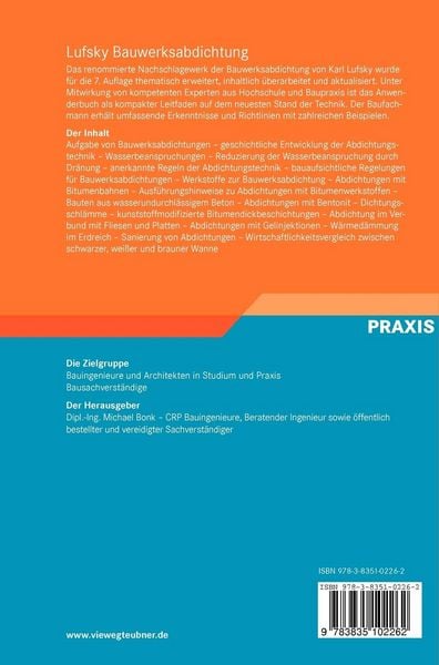 Produktbild: Lufsky Bauwerksabdichtung