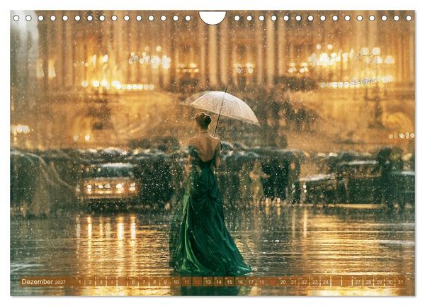 Produktbild: Pluviophil - Verr&uuml;ckt nach Regen (Wandkalender 2027 DIN A4 quer), CALVENDO Monatskalender