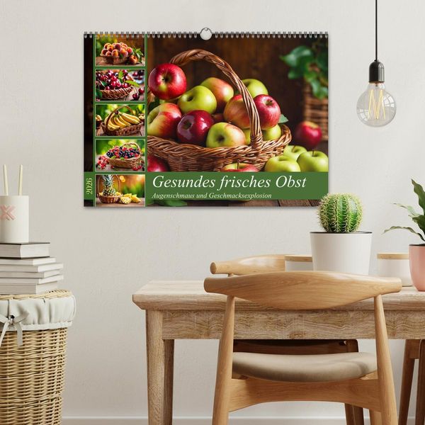 Produktbild: Gesundes frisches Obst (Wandkalender 2026 DIN A3 quer), CALVENDO Monatskalender