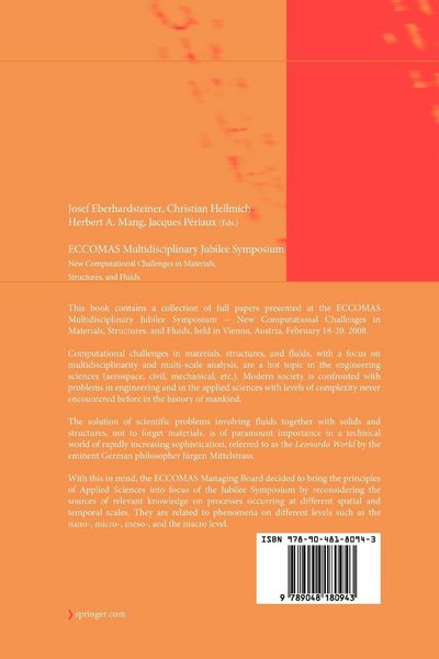 Produktbild: ECCOMAS Multidisciplinary Jubilee Symposium