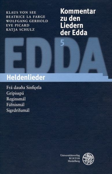 Produktbild: Kommentar zu den Liedern der Edda / Heldenlieder