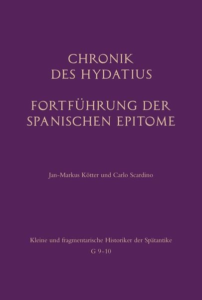 Produktbild: Chronik des Hydatius. Fortf&uuml;hrung der Spanischen Epitome