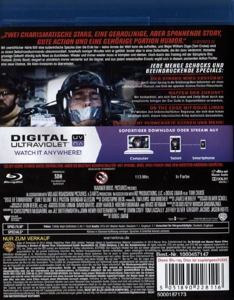 Produktbild: Edge of Tomorrow