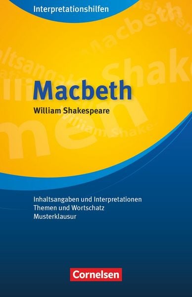 Produktbild: Macbeth. Interpretationshilfe