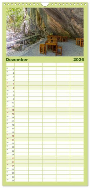 Produktbild: Familienplaner 2026 - Die S&uuml;dt&uuml;rkei entdecken mit 5 Spalten (Wandkalender, 21 x 45 cm) CALVENDO